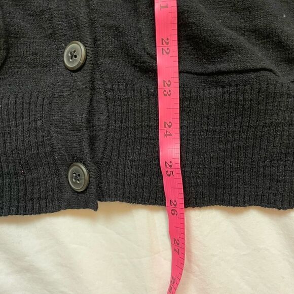 Madewell Oversized Cardigan in Black, size XXS - GUC - Picture 12 of 14